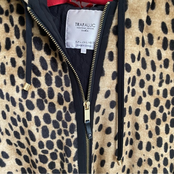 Zara Cheetah Coat with Hood - Picture 7 of 7